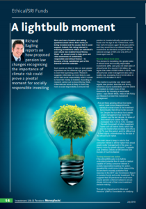 ILP Moneyfacts: SRI lightbulb moment editorial