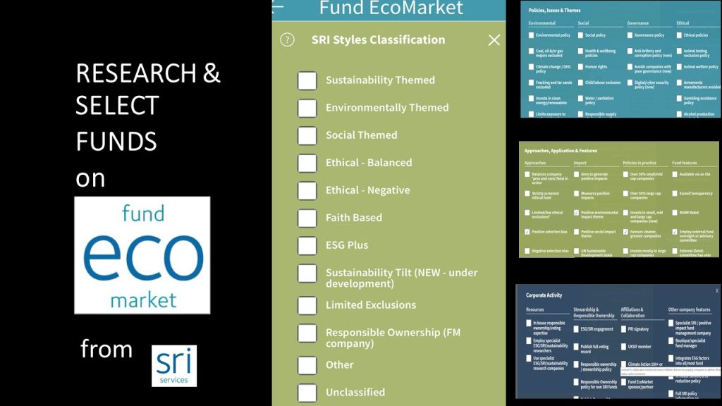 Fund EcoMarket changes – New Styles and Subfund data